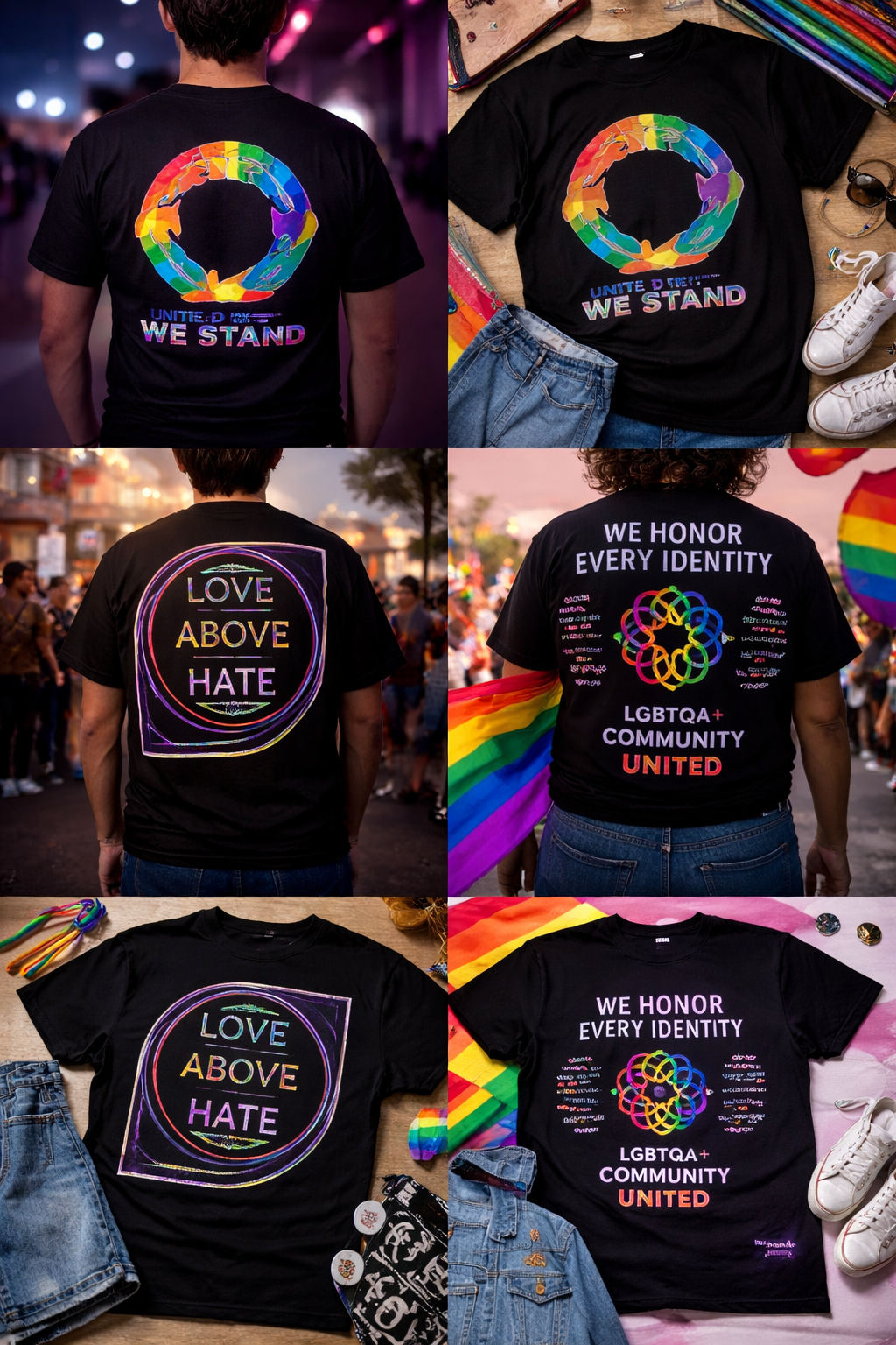 Love Above Hate Campaign Shirt by Branson Logo Design Studio